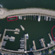 Gästhamn Nacka strand. Här finns plats för små och stora båtar